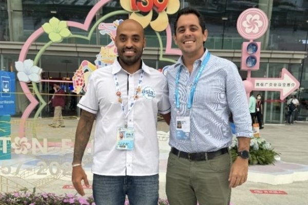 [Bruno Brandão representa o grupo baiano na maior feira multissetorial do mundo! ]